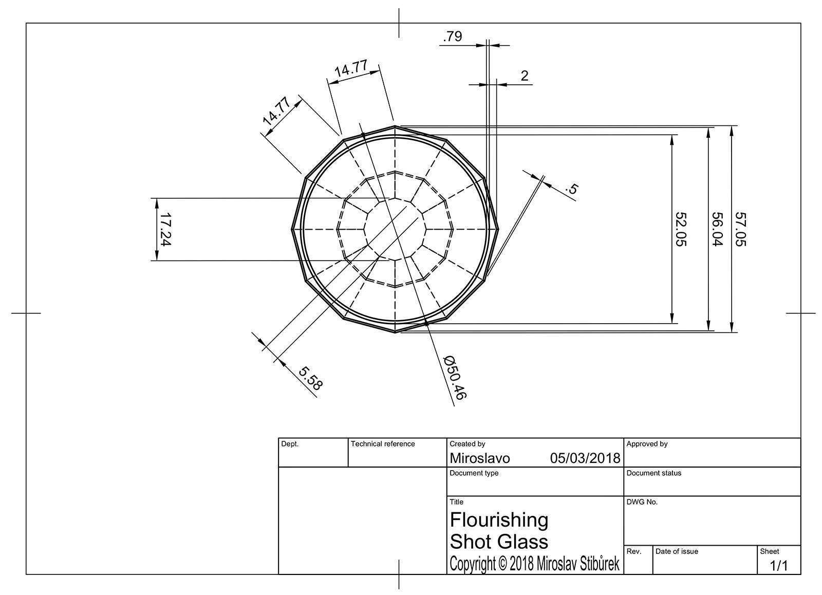 flourishing shot technical drawing miroslavo design