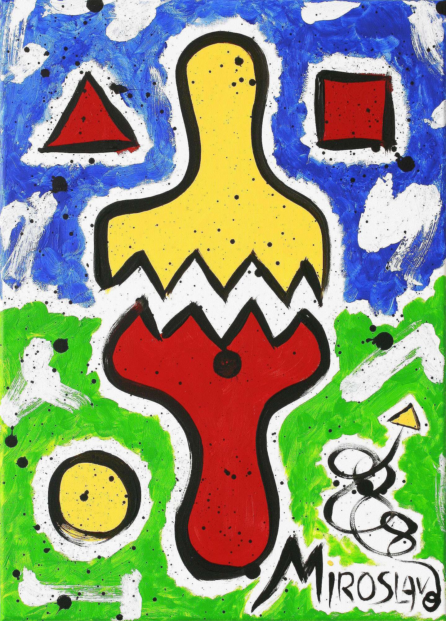 A Decade of Miroslavo 23 faceless miroslavo painting mini