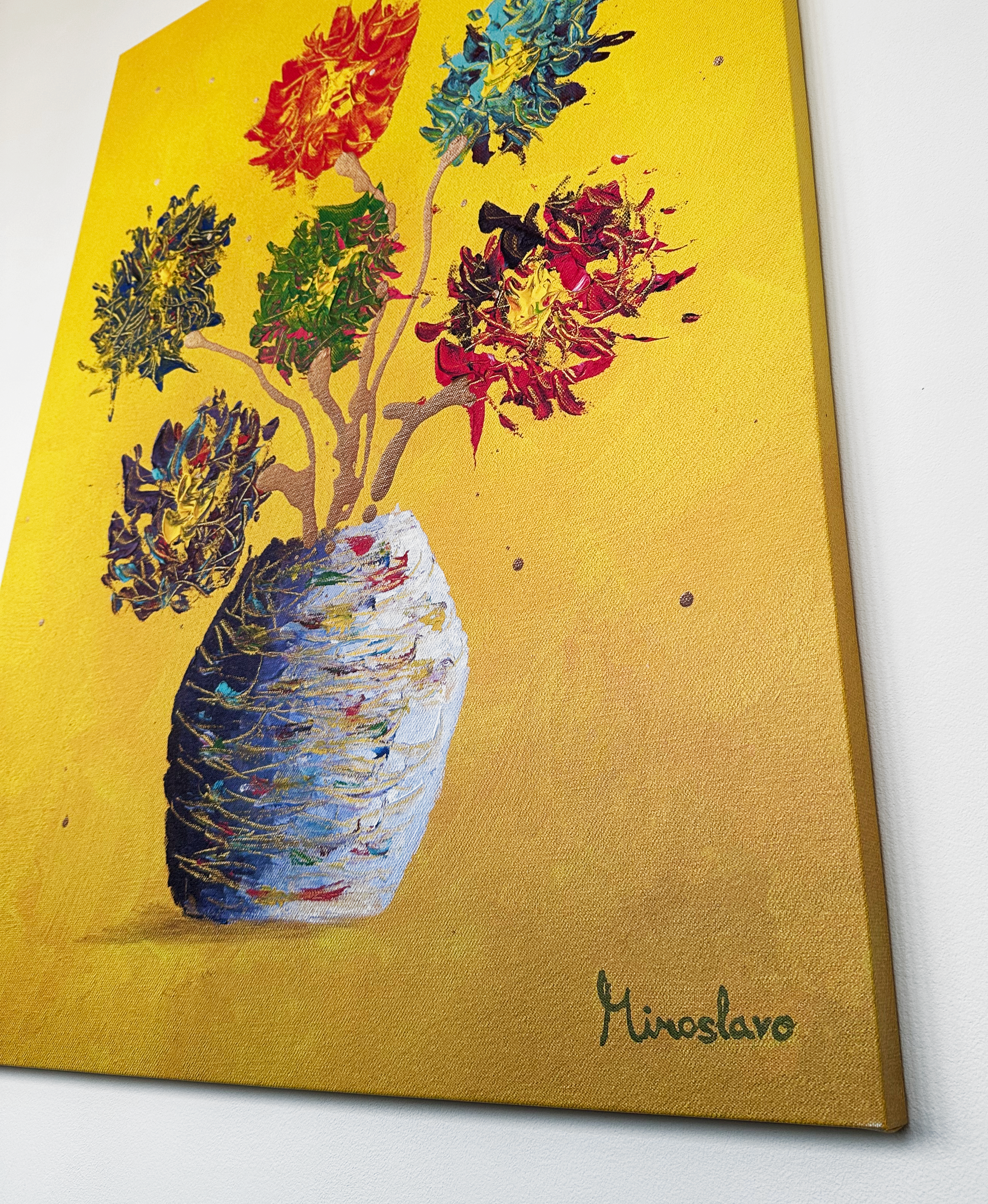 Pick Your Painting Canvas Print 2 canvas detail new year's bouquet