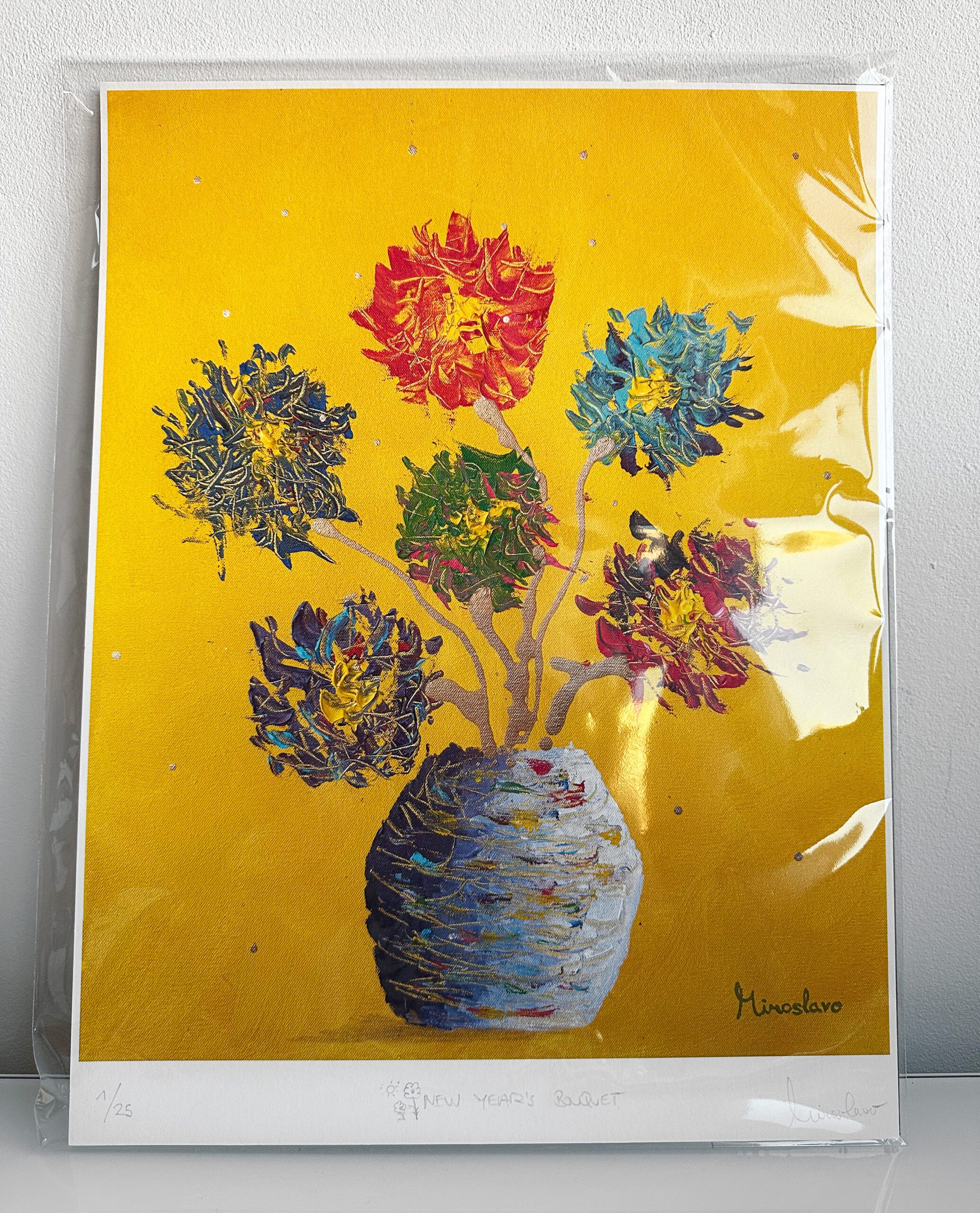 New Year Bouquet Fine Art Print / Limited Edition of 25 1 New Year's Bouquet Print