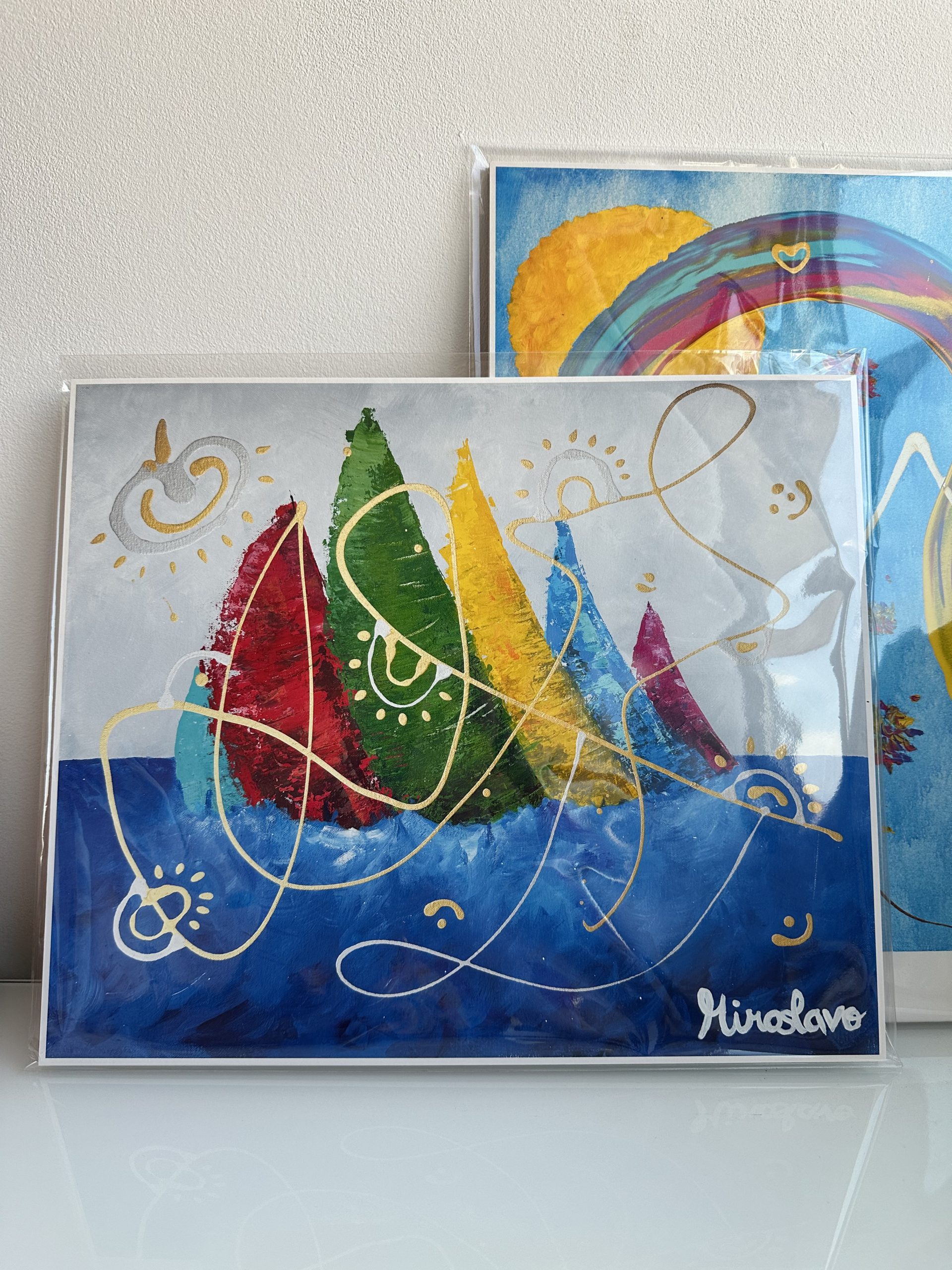 Pick Your Painting - Fine Art Print with Your Initials 3 Pick Your Painting - Fine Art Print with Your Initials - Image 3