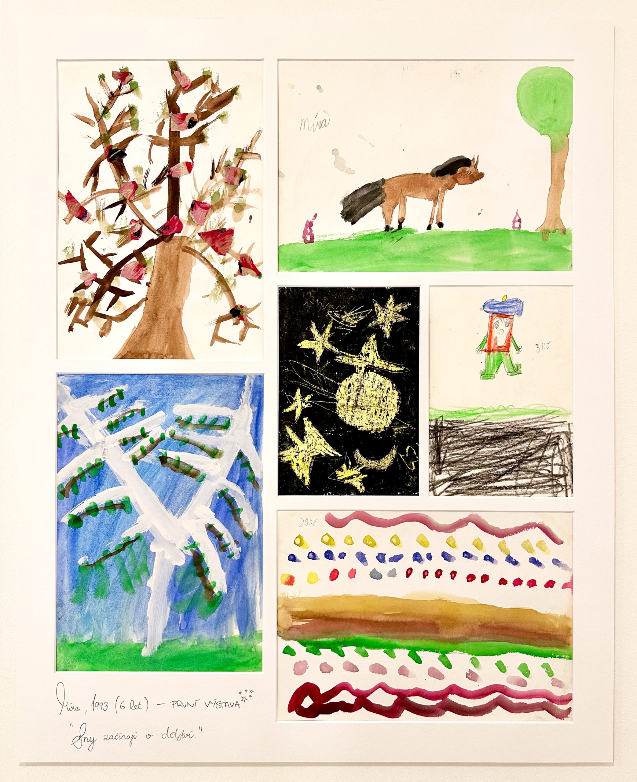 A Decade of Miroslavo 2 Miroslavo Childhood Drawings - First Exhibition