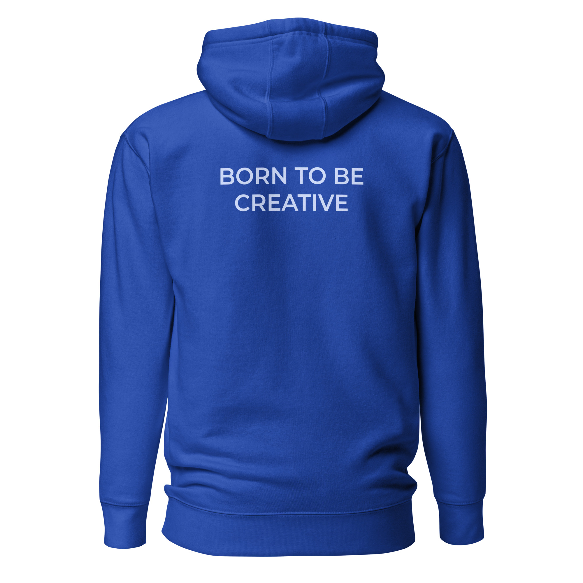 Born To Be Creative Mascot Hoodie Royal Blue 2 Born To Be Creative Mascot Hoodie Royal Blue - Obrázek 2