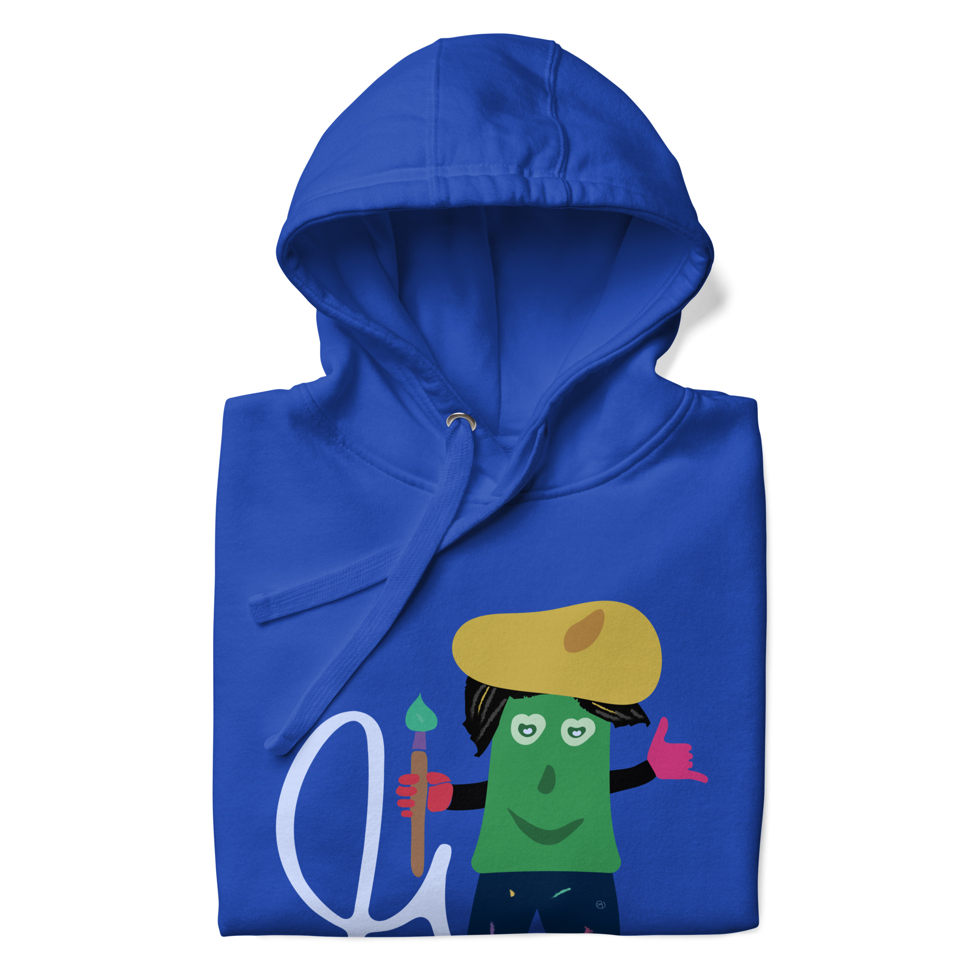 Born To Be Creative Mascot Hoodie Royal Blue 3 Born To Be Creative Mascot Hoodie Royal Blue - Obrázek 3
