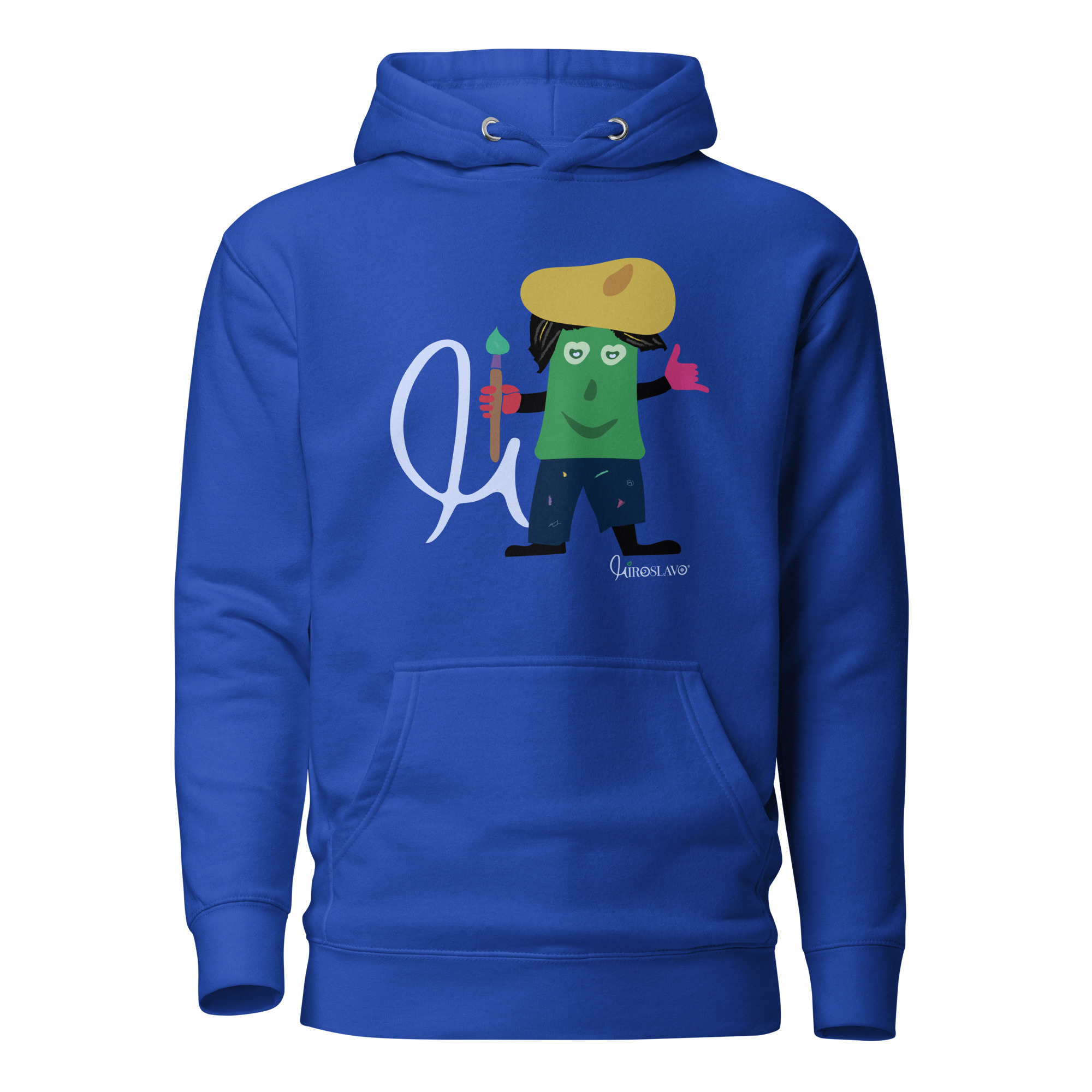 Born To Be Creative Mascot Hoodie Royal Blue 1 Born To Be Creative Mascot Hoodie Royal Blue